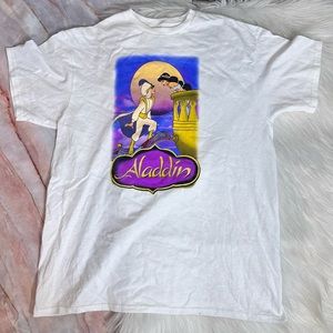 ALADDIN Disney Movie Double Sided Shirt Large